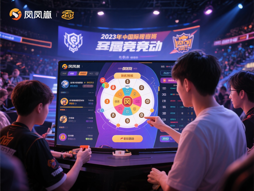 以2023年某国际电竞赛事为例，凤凰电竞竞猜推出了