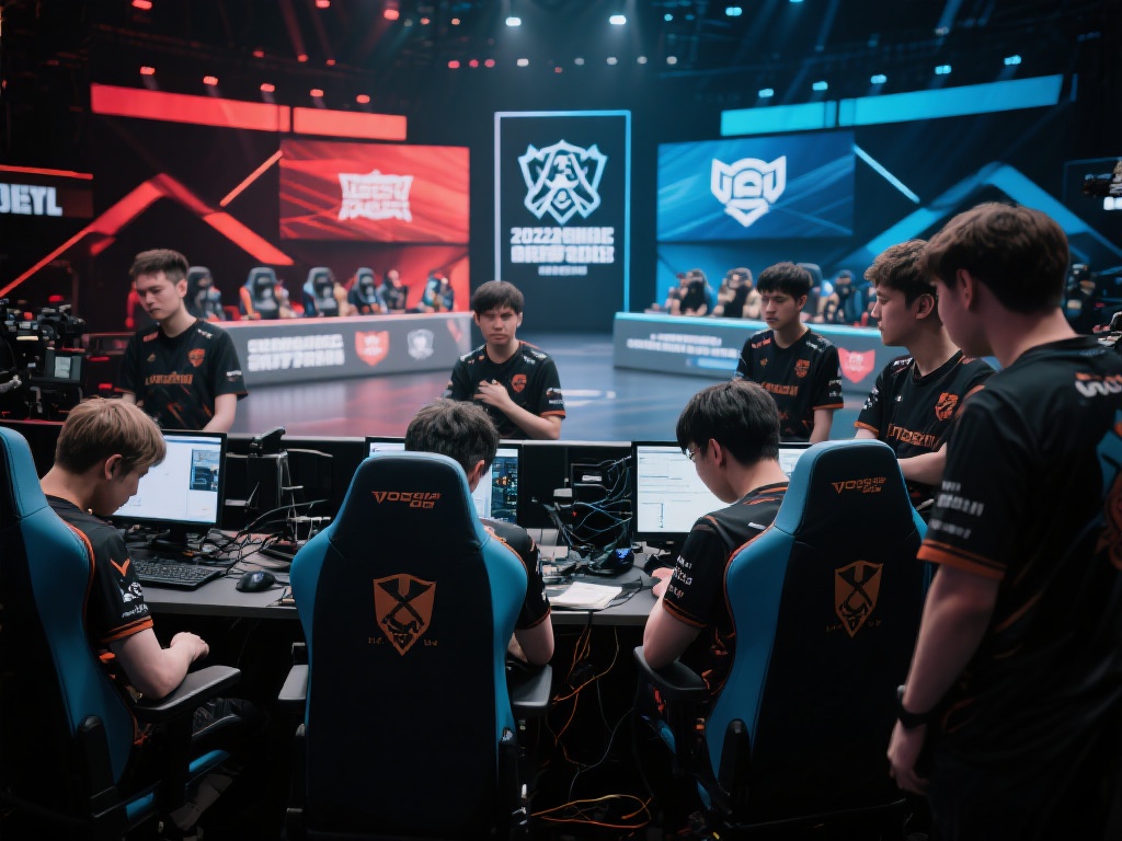 电竞比赛不仅仅是选手之间的较量，镜头之外的每一个细